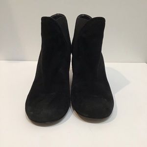 Stuart Weitzman Suede Wedge Ankle Boots